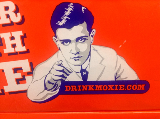 Ein Plakat mit einem Gemälde einer Person und Text darauf.